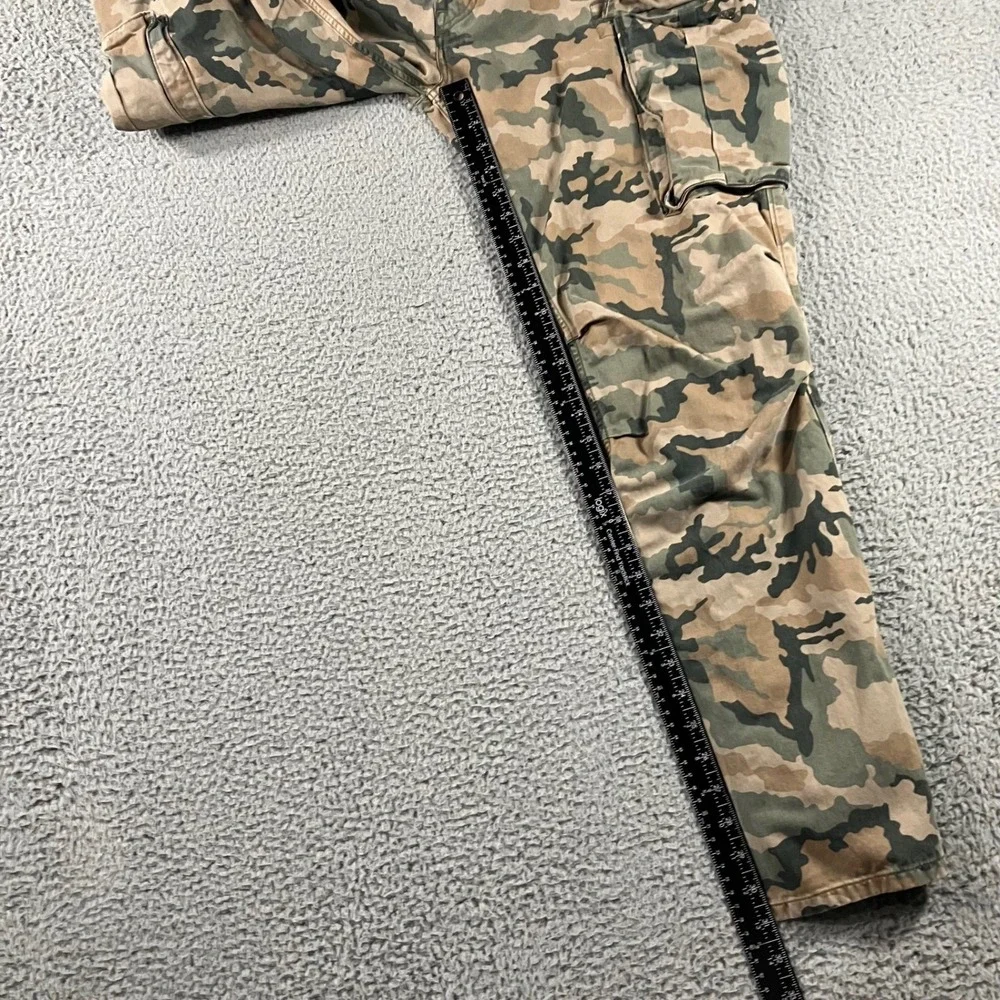 Levis Cargo Pants Men 36x31 Green Camo Outdoor Army Utility Grunge‎ Gorpcore y2k